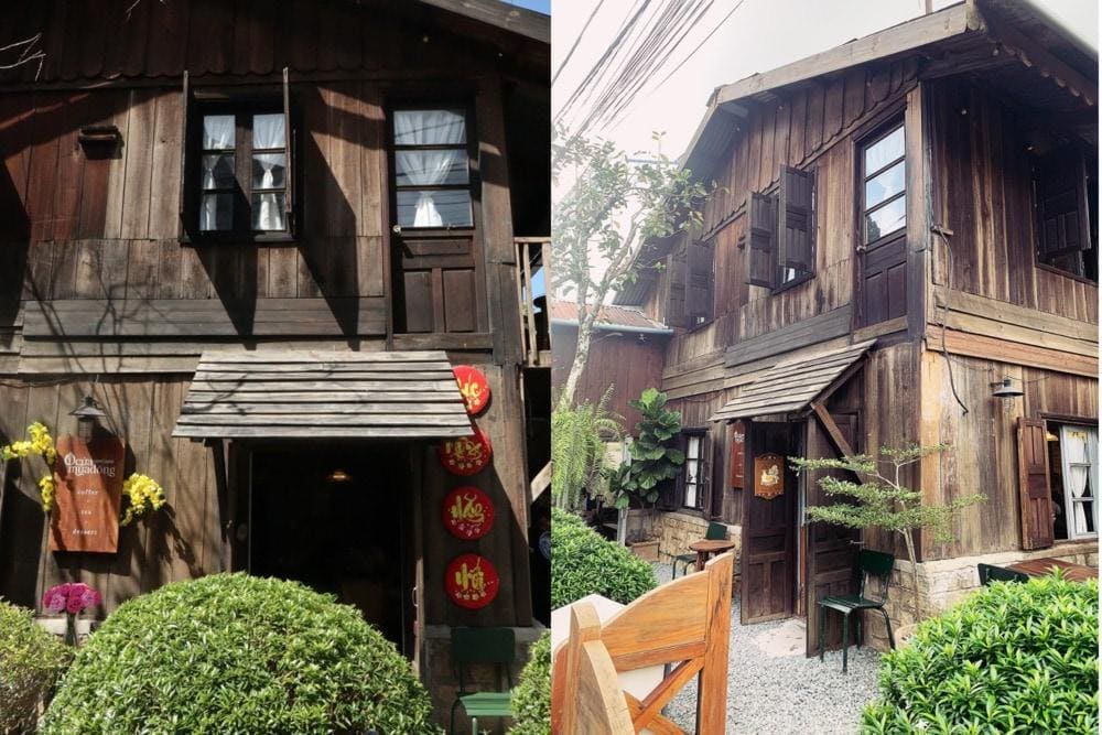 &Ocirc; Cửa M&ugrave;a Đ&ocirc;ng l&agrave; qu&aacute;n c&agrave; ph&ecirc; hơn 60 năm tuổi tại Đ&agrave; Lạt, kh&ocirc;ng gian ho&agrave;i cổ với t&ocirc;ng m&agrave;u n&acirc;u gỗ trầm ấm (Nguồn: Fanpage Tiệm C&agrave; Ph&ecirc; &Ocirc; Cửa M&ugrave;a Đ&ocirc;ng)